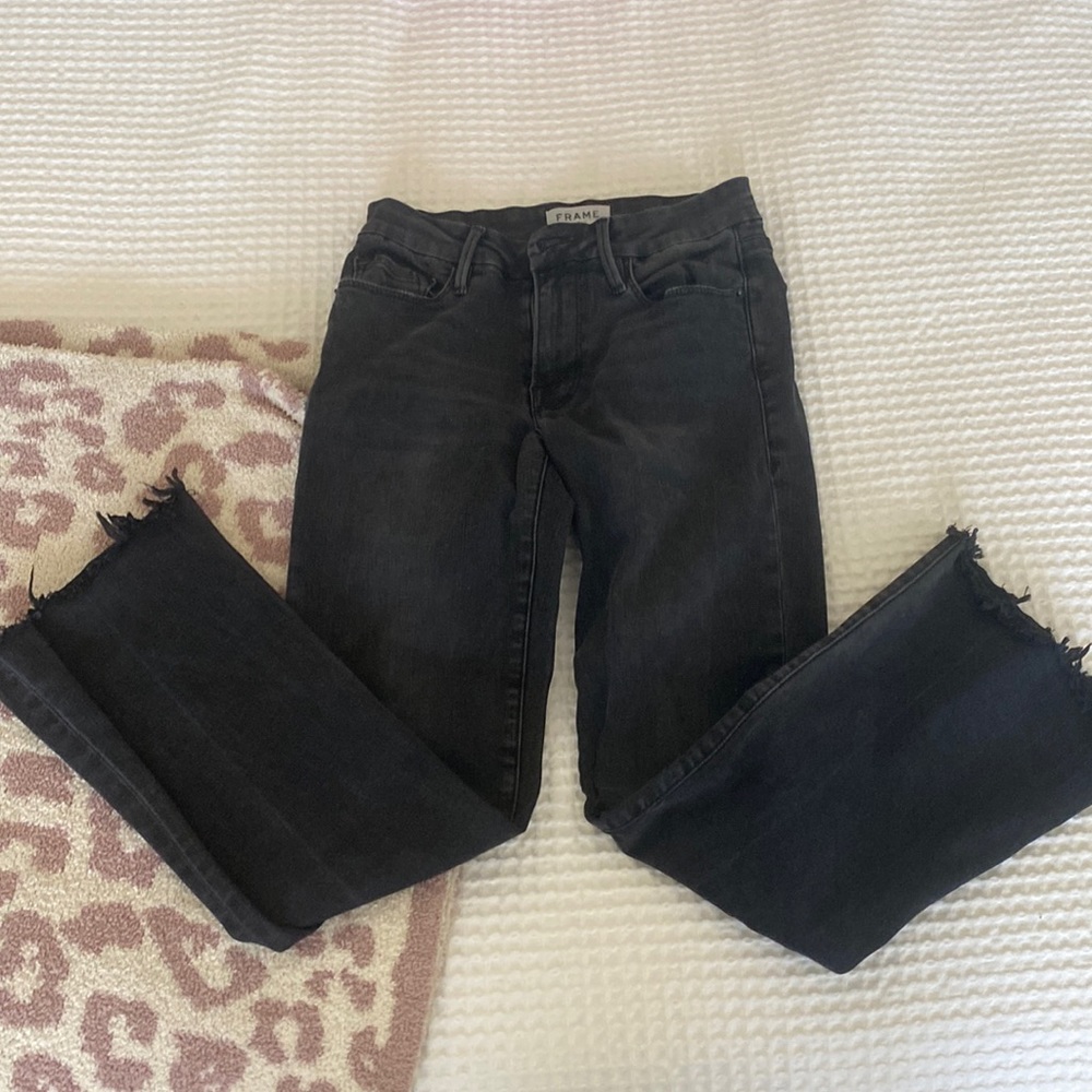 Le Crop Mini Boot in Film Noir Size 24 Womens